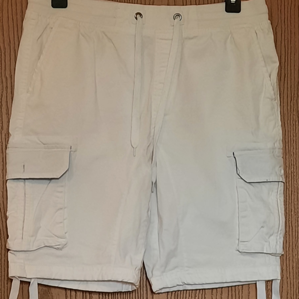 Airwalk Mens White Skater Cargo Shirts Size 34 - Picture 3 of 13
